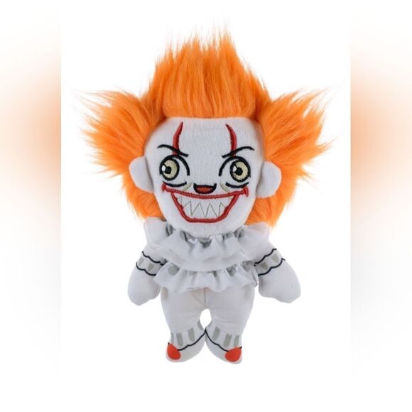 New Halloween Pennywise IT Clown Plush Doll 8" - Picture 1 of 3